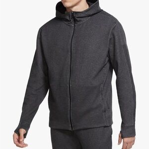 Nike Men's Training Dri-Fit Yoga Hoodie Full Zip Hoodie Black SZ M NWT